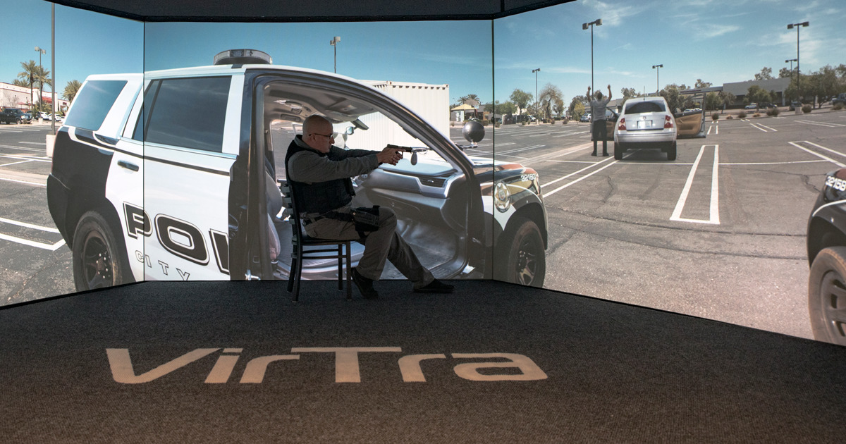 Vehicle Stop Training Simulator from VirTra