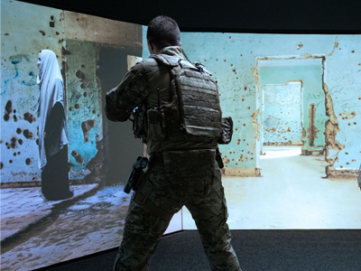 V-180® Military Judgmental Use of Force Training Simulator for Soliders