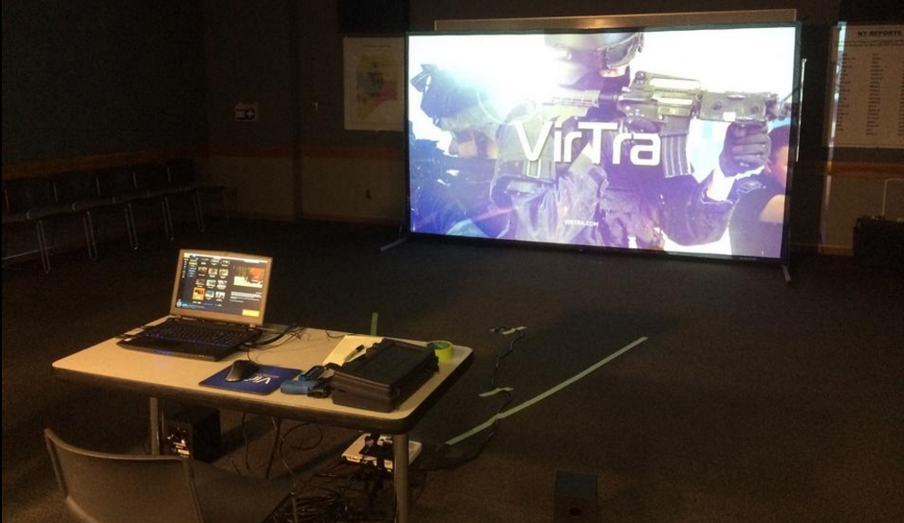 The San Joaquin County Sheriff's Office has a new $67,000 VirTra training simulator. it contains more than 400 scenarios, drawn from real life, in which deputies must make split-second decisions as to how to respond and with how much force. 