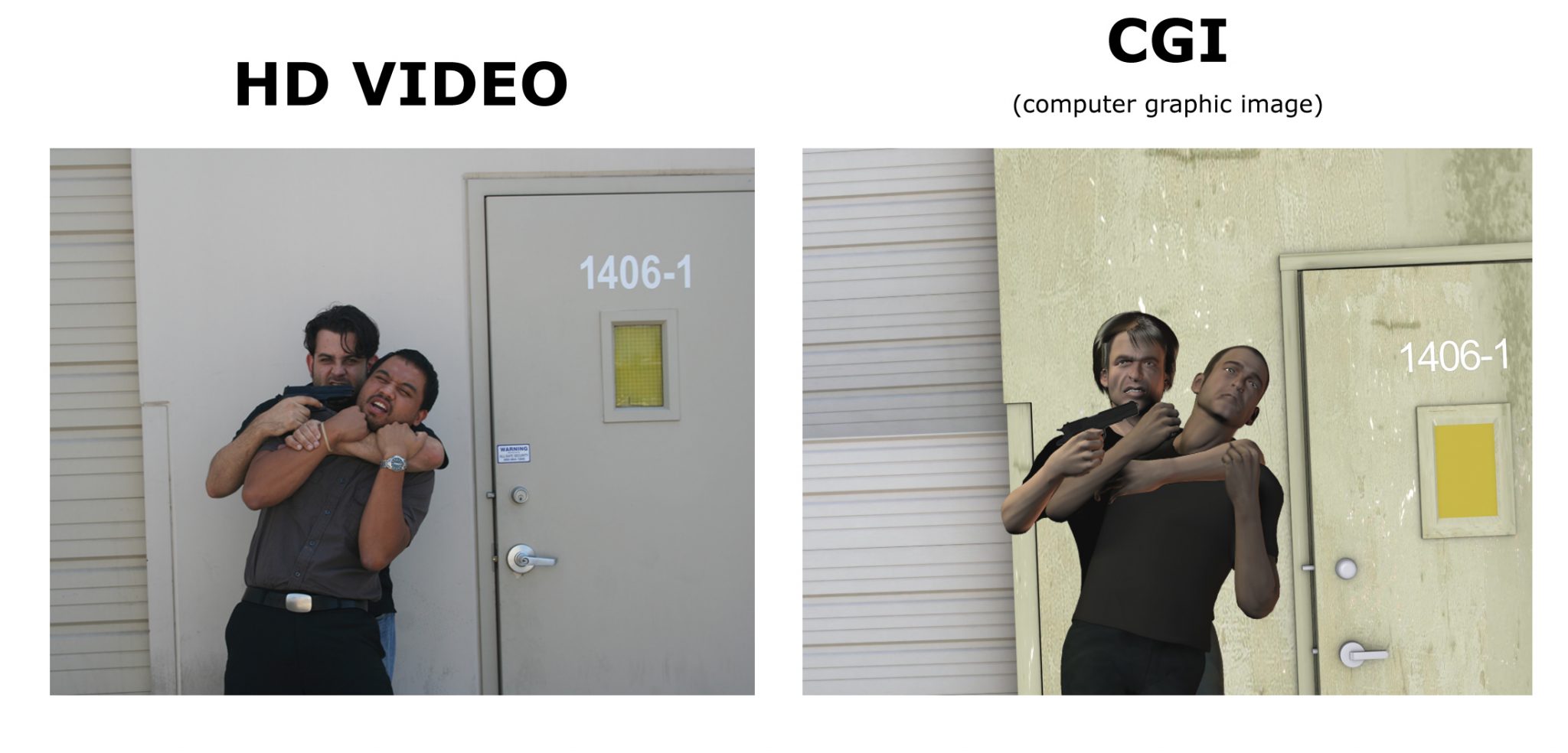 virtra, cgi vs video